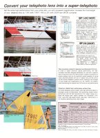 Adaptall-2 SP 1.4X and 2X Tele-converters Brochure