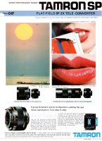 Adaptall-2 SP 2X Tele-converter Brochure