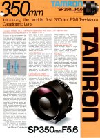 Adaptall-2 SP 350mm F/5.6 Brochure