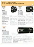 SP and Adaptall-2 Lenses